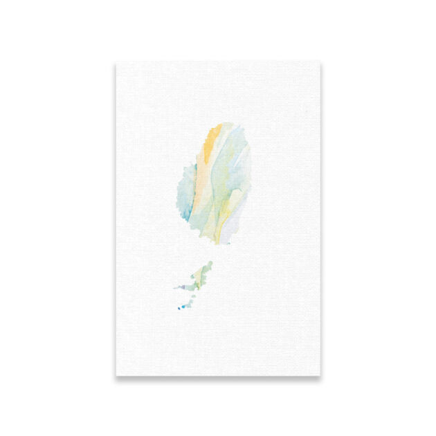 St. Vincent Map | Caribbean Wall Art