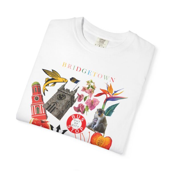 Tropical Graphic T-Shirt, Summer Style Tee, Barbados Inspired T-shirt, Travel Gift, Vacation Apparel, Unisex Beachwear - Image 2