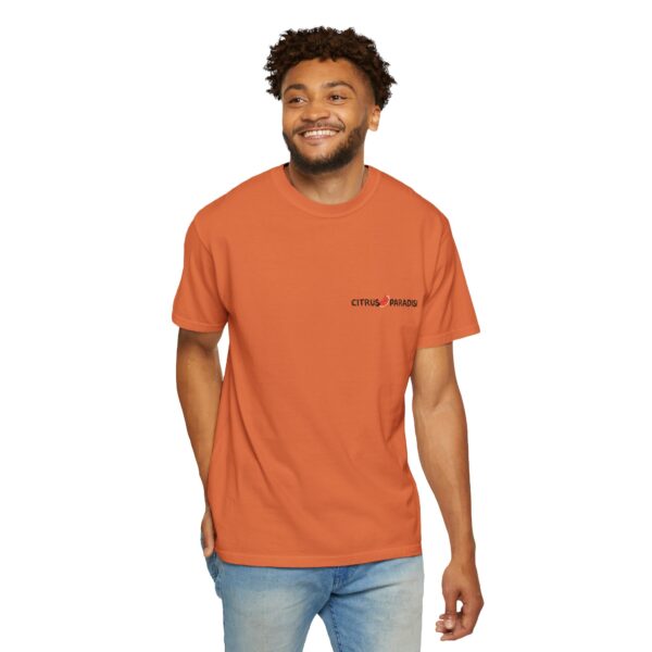 Citrus Paradise Unisex Garment-Dyed T-shirt - Image 9