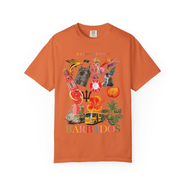 Tropical Graphic T-Shirt, Summer Style Tee, Barbados Inspired T-shirt, Travel Gift, Vacation Apparel, Unisex Beachwear - Image 3