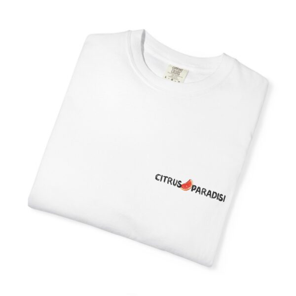 Citrus Paradise Unisex Garment-Dyed T-shirt - Image 2